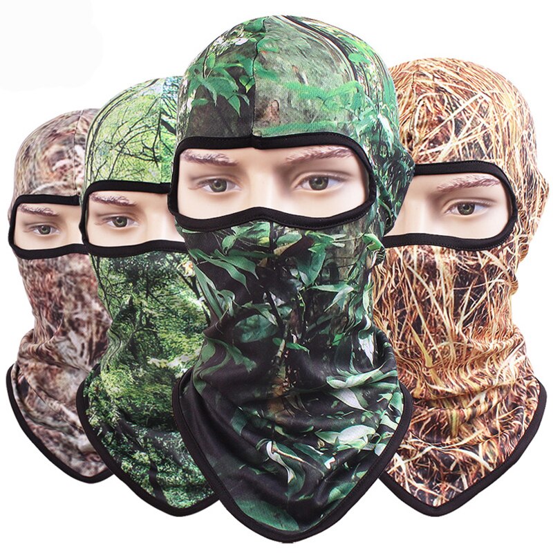 얼굴 마스크 방패 CS Balaclava 정글 Bandanas 위장 전술 군사 육군 자전거 모자 모자 야외 스포츠 여성을 보호